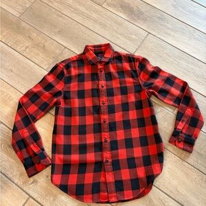 Polo Ralph Lauren Relaxed Fit men’s red black check flannel shirt size XS